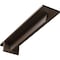 Ekena Millwork Heaton Hidden Support Steel Bracket w/ 10" Support Depth, Hammered Brown 3"W x 14"D x 2"H BKTM03X14X02HEHBR - alternate 1